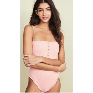 *NWT VixBrasil Paul Hermanny Scales & Buttons One Piece Swimsuit